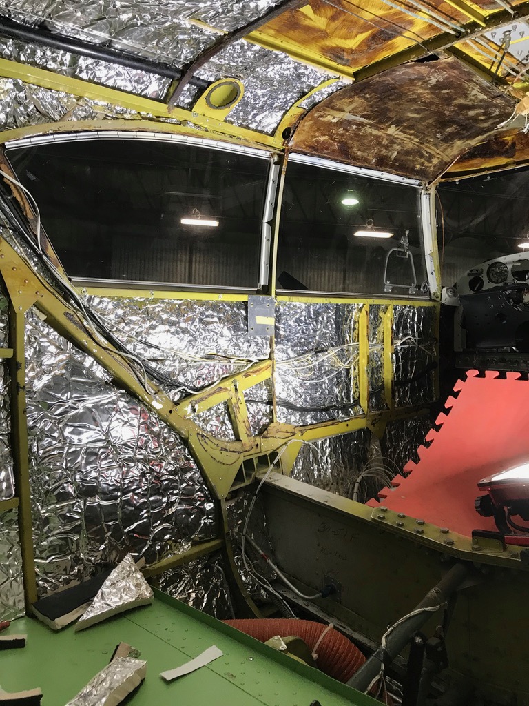 New insulation installed with lunar landing module look